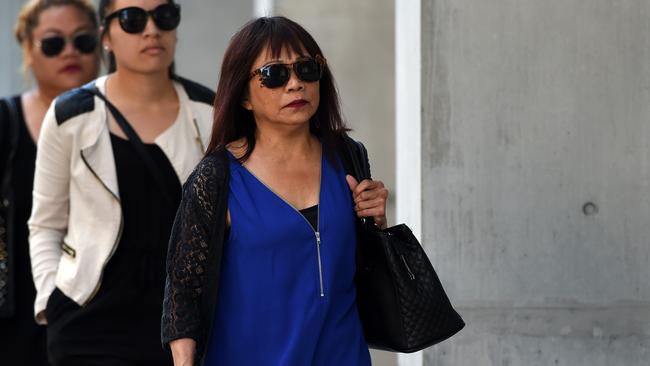 Merzabeth Tagpuno (right), the mother of New Zealand woman Warriena Wright, says the ordeal has been devastating for her family. Picture: Dan Peled/AAP