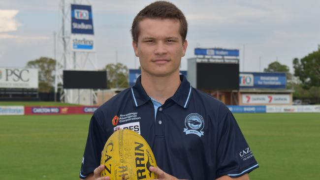 Darwin Buffalo Isaac Seden-Kurnoth is the Round 8 nominee for the 2019-20 NT News Rising Star award. Picture: AFLNT Media