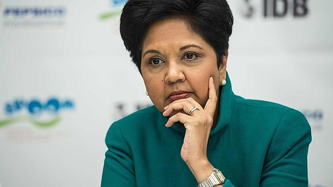 Pepsico CEO Indra Nooyi. Picture: Nicholas Kamm/AFP