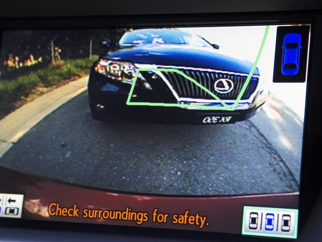 Getting a better look ... the rear view camera can help drivers more than we might imagine.