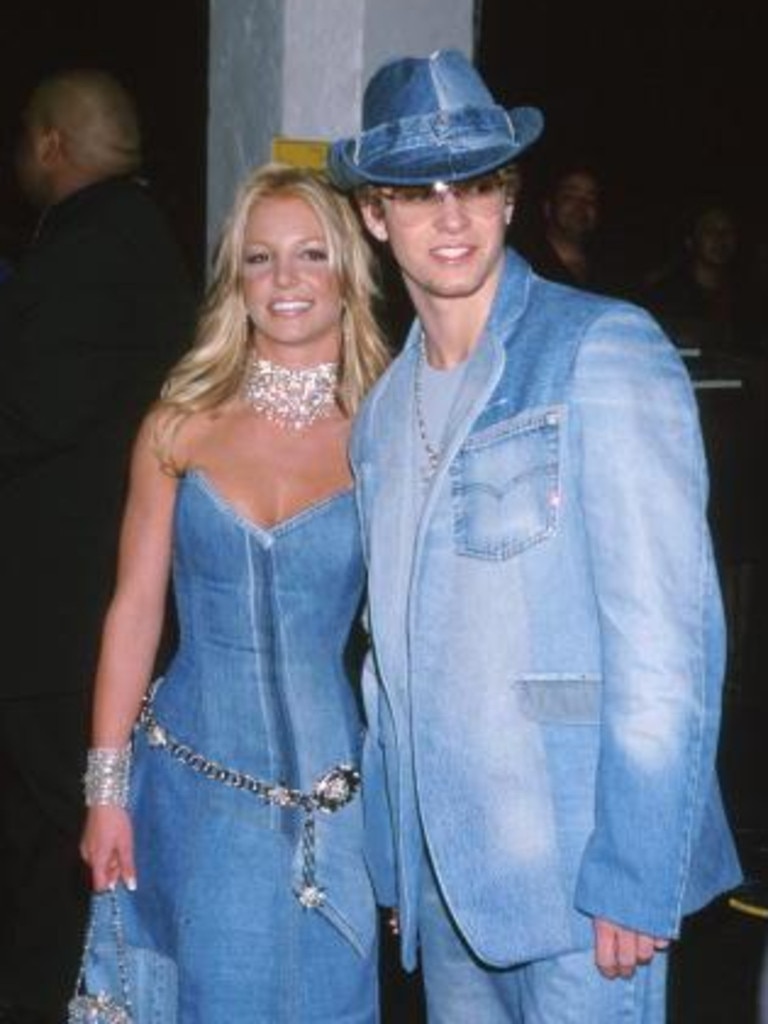 Who could forget the double denim date? Picture: Jeffrey Mayer/WireImage