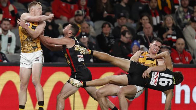 Blanck’s presence has allowed James Sicily to free wheel in defence. Picture: Darrian Traynor/Getty Images