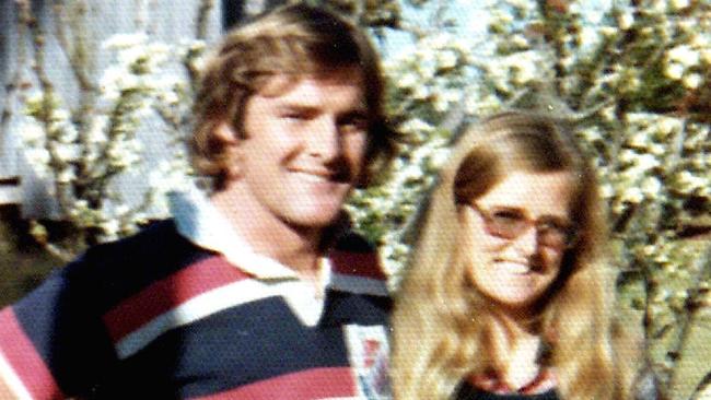 Lynette and Chris Dawson in 1974