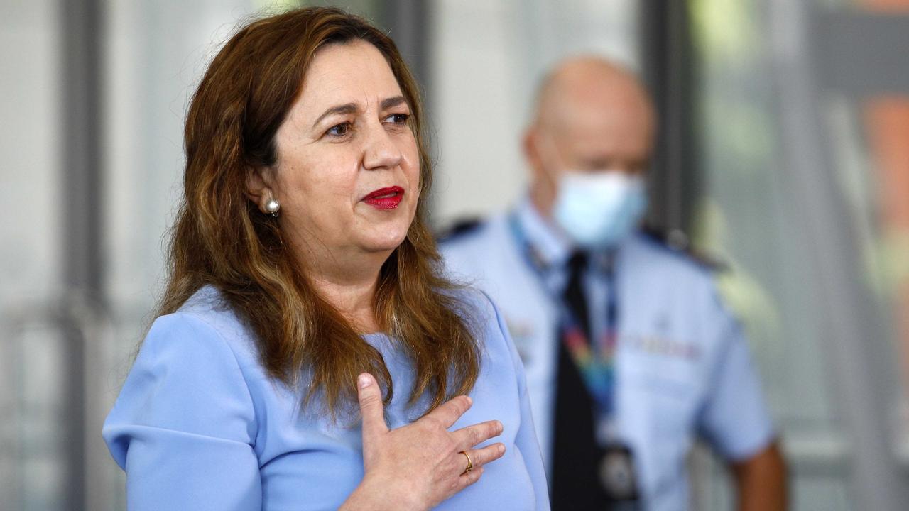 Queensland Premier Annastacia Palaszczuk says the delay to the start of school was due to the unprecedented times. Picture: NCA NewsWire/Tertius Pickard