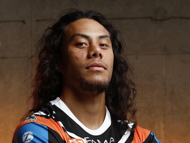 DAILY TELEGRAPH 8TH JANUARY 2025WARNING - EMBARGOED - TALK TO DAILY TELEGRAPH PICTURE DESK BEFORE USEPictured is new Wests Tigers NRL player Jerome Luai ahead of the 2025 NRL season.Picture: Richard Dobson