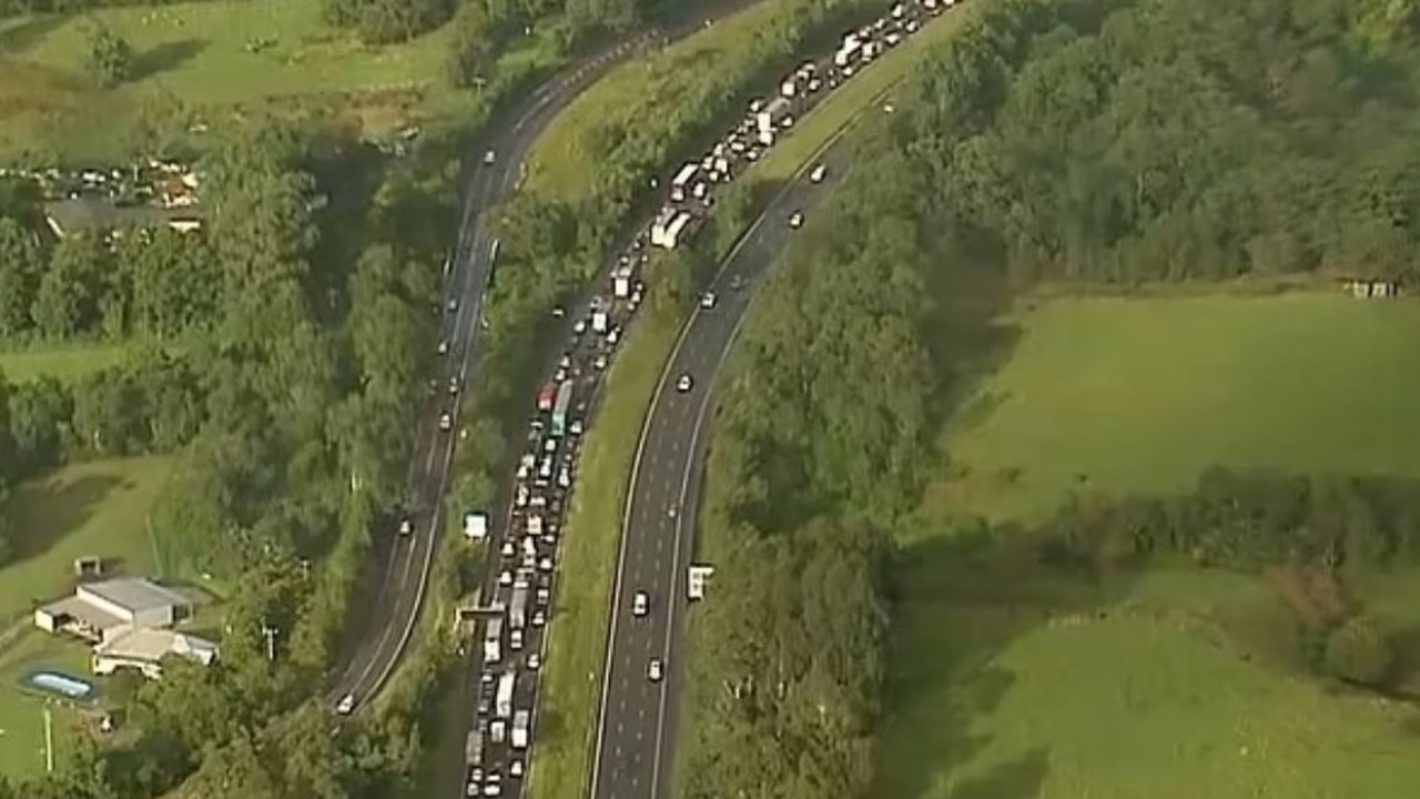 Chaos as truck spills metal onto highway