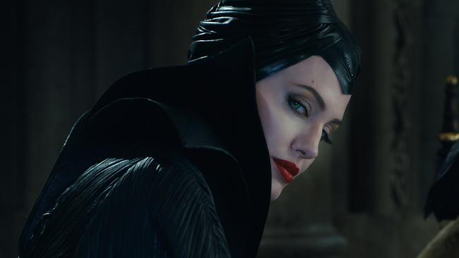 Favours a villain ... Angelina Jolie always wanted to be Maleficent rather than the princess, Sleeping Beauty.