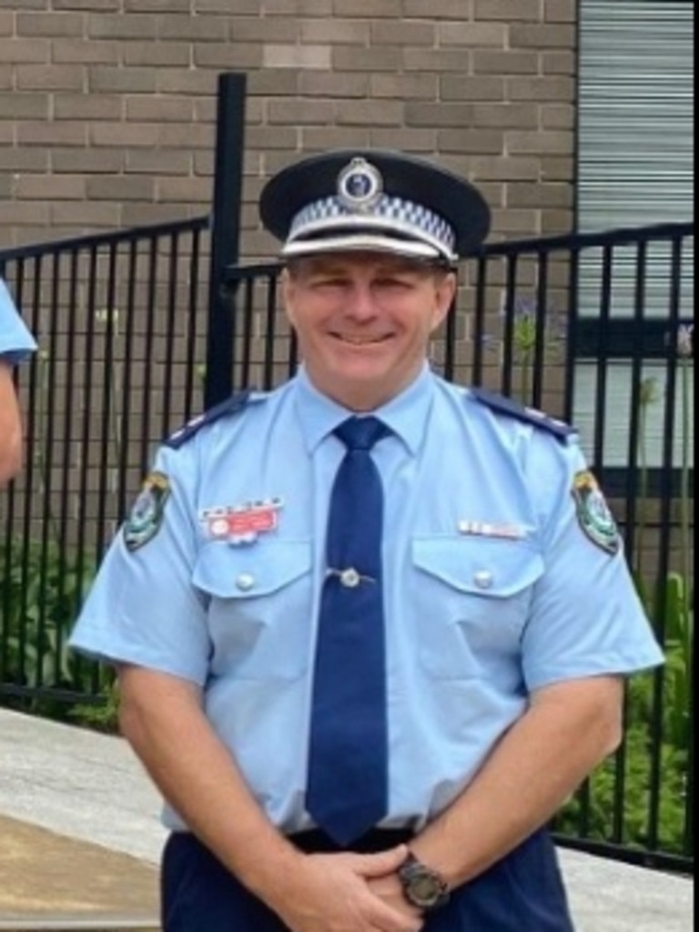 Pictured is Acting Superintendent Matt Webb, who has resigned from the Police Association of NSW.