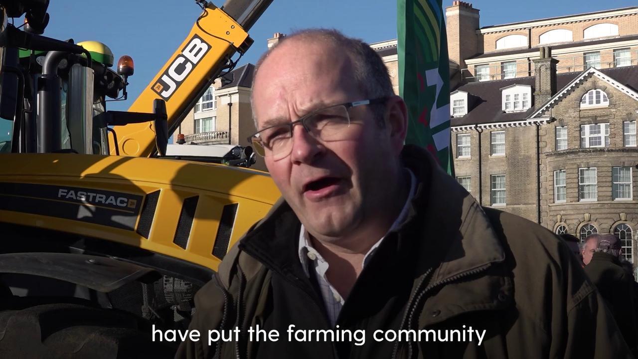 Farmers gather across the UK in new protests over inheritance tax reforms