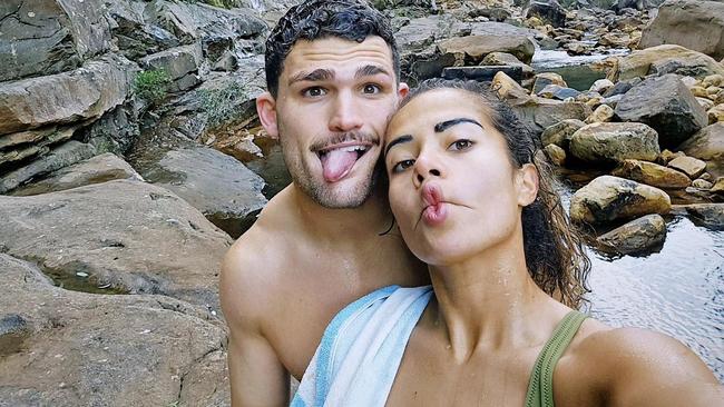 Matildas soccer star Mary Fowler are relationship goals. Picture Instagram @maryfowlerrr.