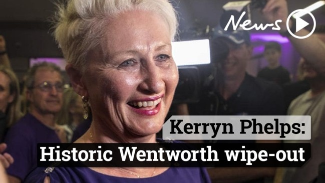 Kerryn Phelps claims victory over Liberal Dave Sharma