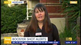 Professor Nancy Baxter said the booster shot would play an important role in Australia's entire vaccine program.