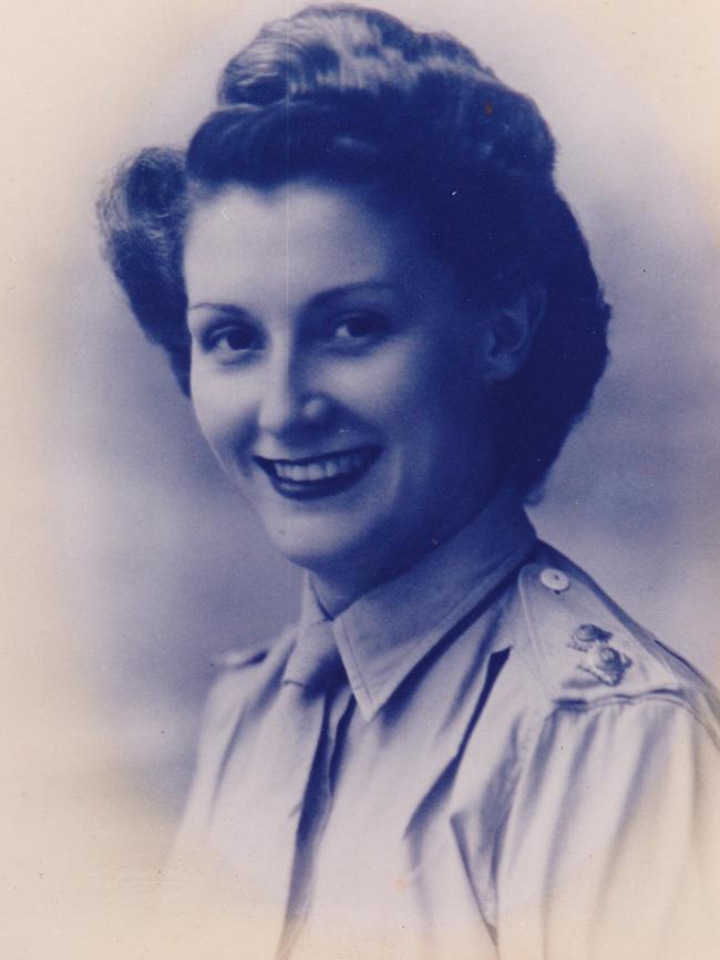 “My mother who served as a nurse in the Queen Alexandra's Royal Army Nursing Corps during WWII. Sadly my mother’s military service was not shared with her children until after her death in 1993.” Picture: Supplied by Richard Munro