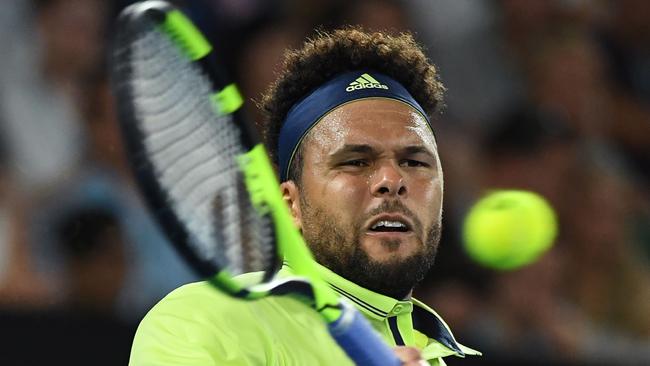 Jo-Wilfried Tsonga will take on young Aussie Alexei Popyrin in the first round. Picture: AFP Photo