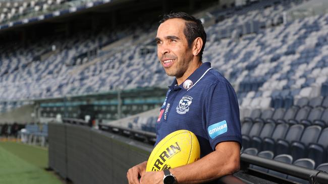 Eddie Betts is a development coach at Geelong. Picture: Alan Barber