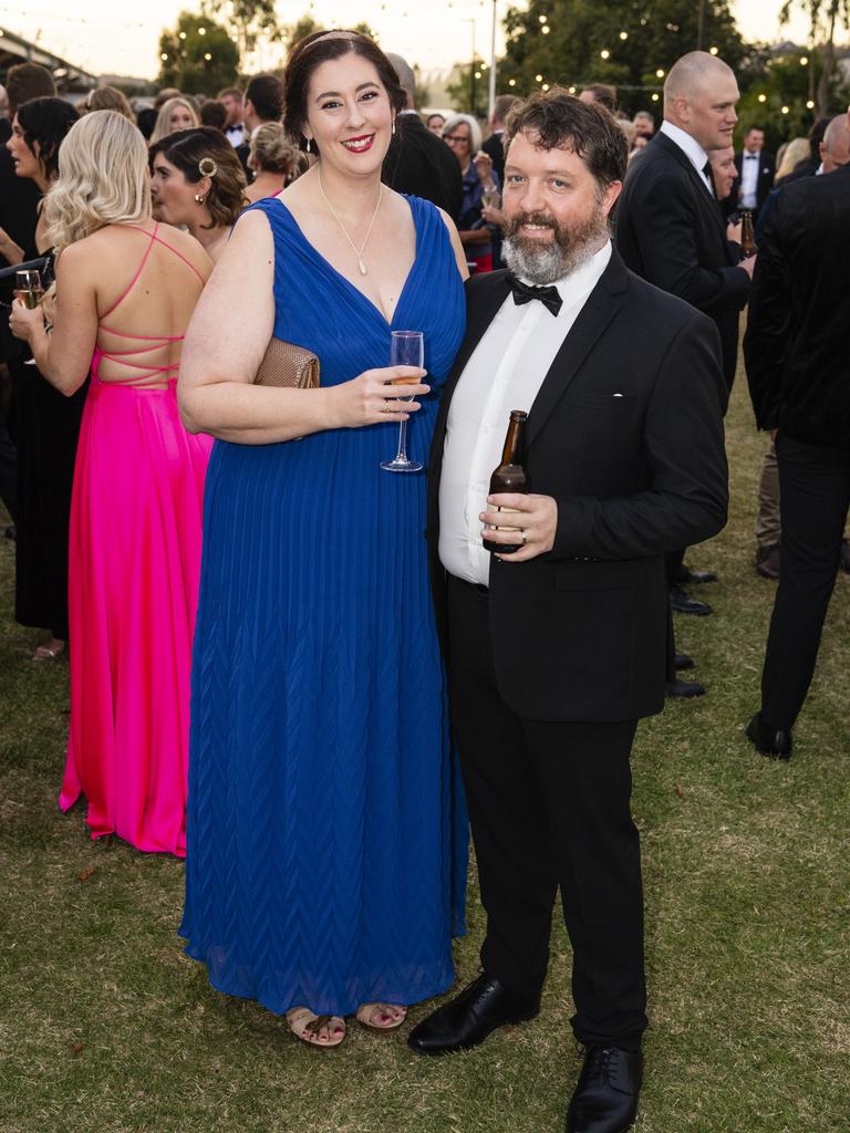 Vanessa and Mark Richards at LifeFlight Toowoomba Gala at The Goods Shed. Picture: Kevin Farmer