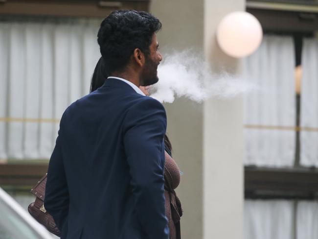 Vaping will be banned in more public places in South Australia from Friday. Picture: NCA NewsWire / Gaye Gerard