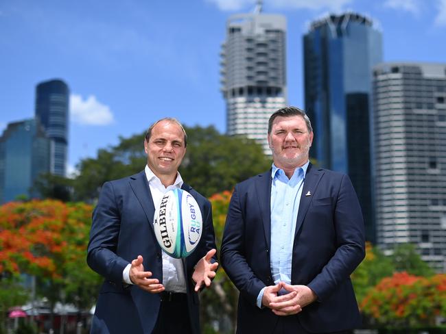 Rugby Australia CEO Phil Waugh and Chairman Dan Herbert have a huge job on their hands. Picture: Getty