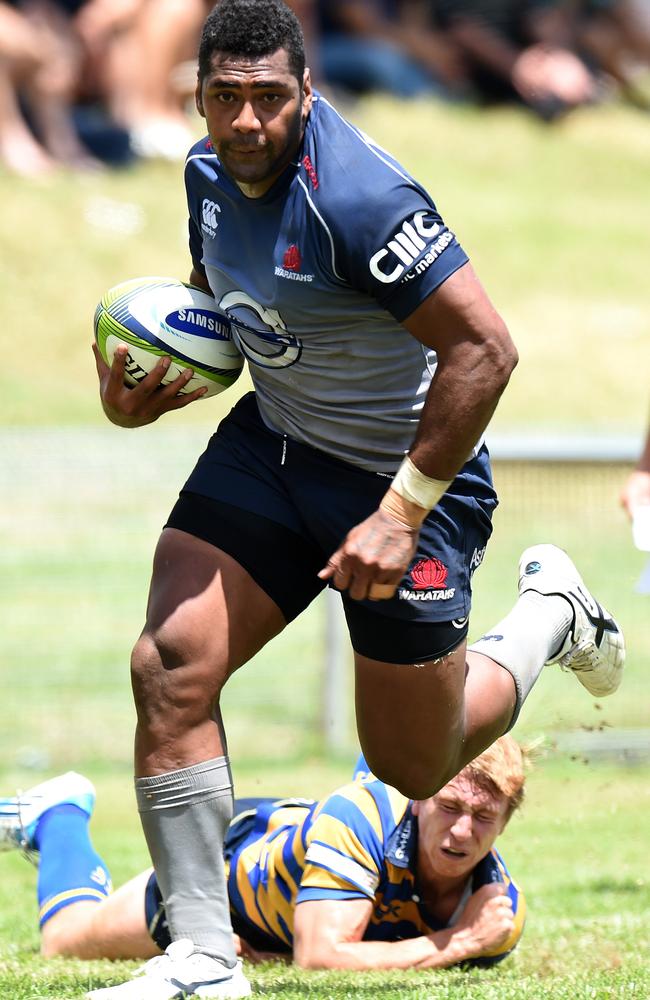 NSW Waratahs unveil powerhouse winger Taqele Naiyaravaro in hit out ...