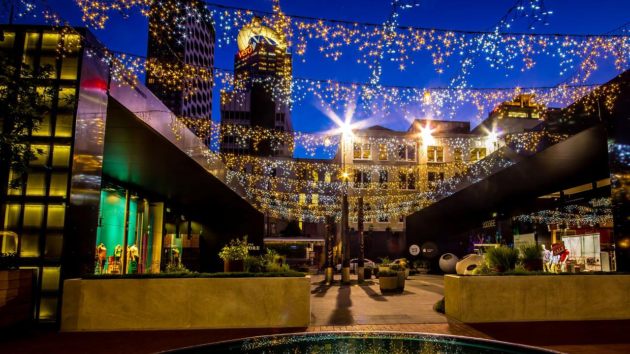 The Britomart precinct at night. Picture: Supplied