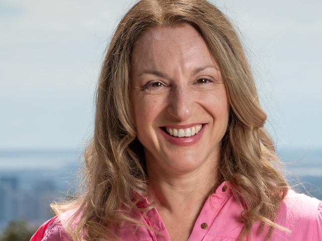 15th of October 2024 - Jodie Benveniste is a psychologist who has written a young-adult fiction book, ÃNever, Not EverÃ, that will double as a self-help book for teens. She is pictured at her home in Belair. Photo: Naomi Jellicoe