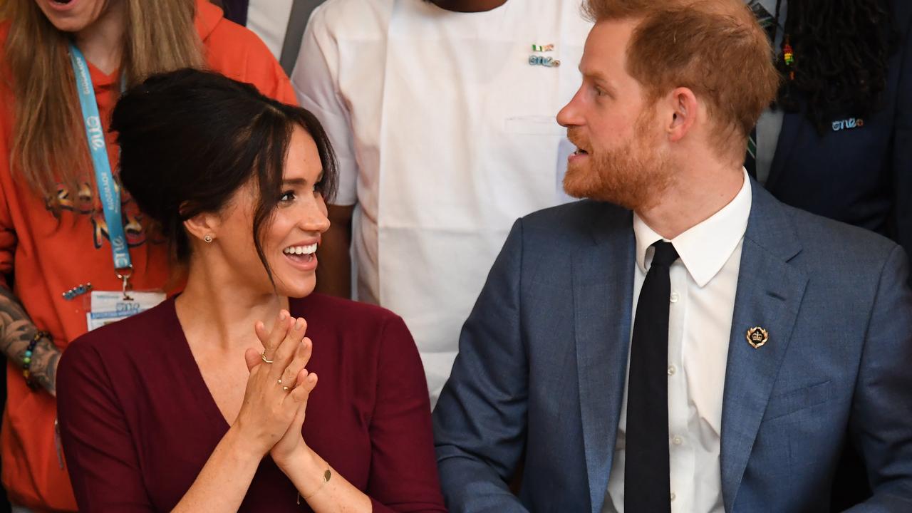 Meghan thanked the attendees for letting her “crash the party”, Picture: Jeremy Selwyn - WPA Pool/Getty Images. BESTPIX