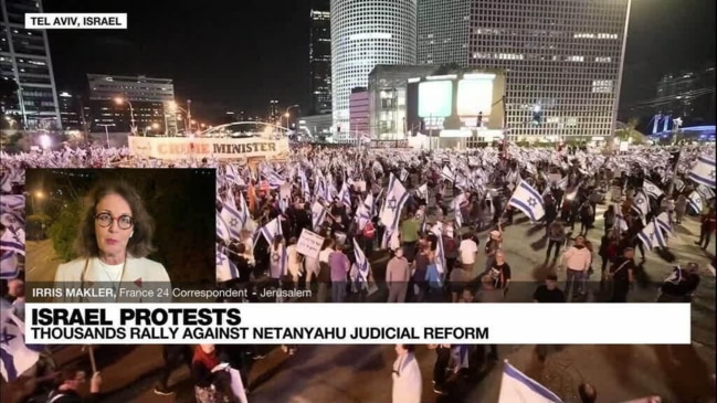 Tens of thousands of Israelis continue protests against judicial reform