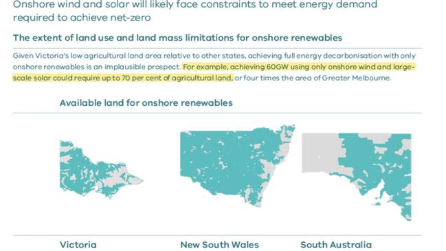 An excerpt from the Victorian government’s March 2022 Offshore Wind Policy Directions paper.