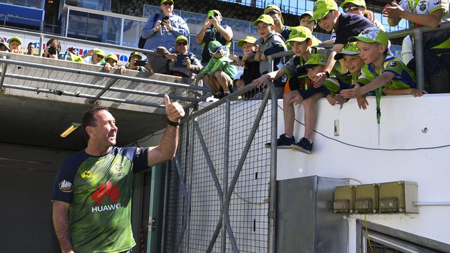 Raiders coach Ricky Stuart knows what this day will mean. Photo: AAP Image/Lukas Coch