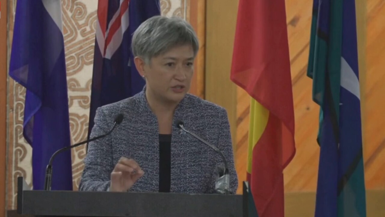 Foreign Affairs Minister Penny Wong addresses Pacific Islands Forum