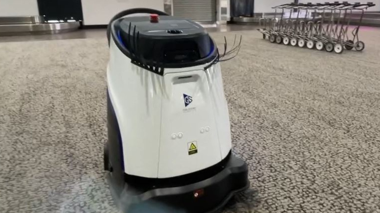 Cleaning robots are already being used in some airports.