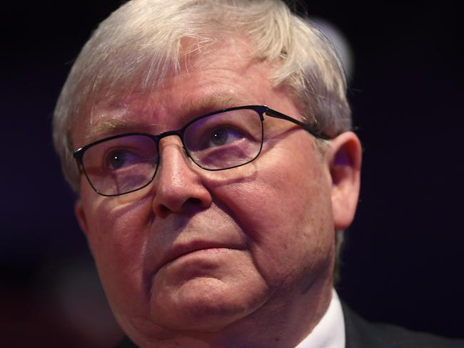 Former Australian prime minister Kevin Rudd. Picture: AAP