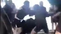 Footage of a brawl said to be at Wallan Secondary College.