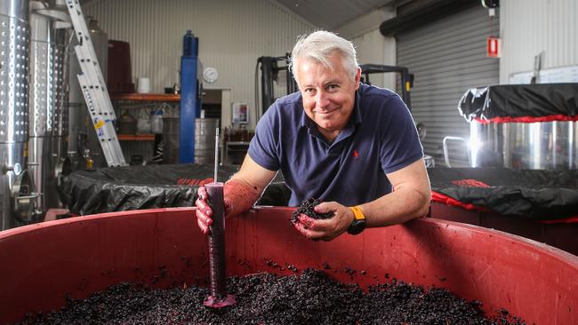 Beach Road Wines owner Tony Hoare says this year’s will be an excellent vintage. Picture: Matt Turner.