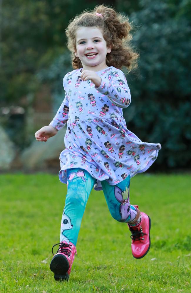 Summer Wilson-White, 4, from Hammondville, was born on December 14 and now falls under the Ophiuchus star sign. Picture: Justin Lloyd.