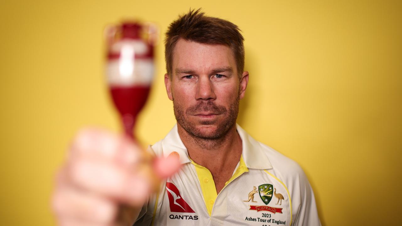 David Warner poses for a portrait ahead of the 2023 Ashes Test Series on June 02, 2023 in London, England. (Photo by Ryan Pierse - ECB/ECB via Getty Images)