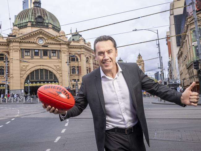 Melbourne Lord Mayor hopeful Anthony Koutoufides wants to make the city safe. Picture: Wayne Taylor