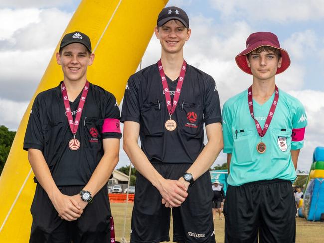 Football Queensland Premier League U15-16 Grand Final Referee Referee (Thomas Tory) - AR1 (Jacob Sexton) - AR2 (Brooklin Robinson)