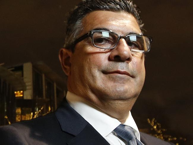 Former AFL chief executive Andrew Demetriou is joining the board of James Packer's Crown Resorts. Picture: David Caird.