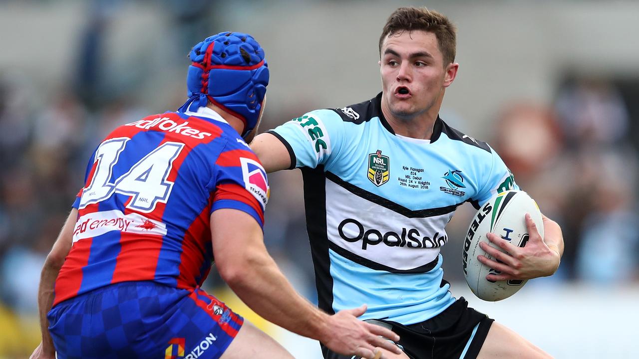 Kyle Flanagan may not play many minutes in the 2019 season if Johnson and Townsend gel well in the halves. Picture by: Cameron Spencer/Getty Images