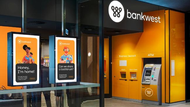 Bankwest has closed three more branches. Picture: Bankwest.