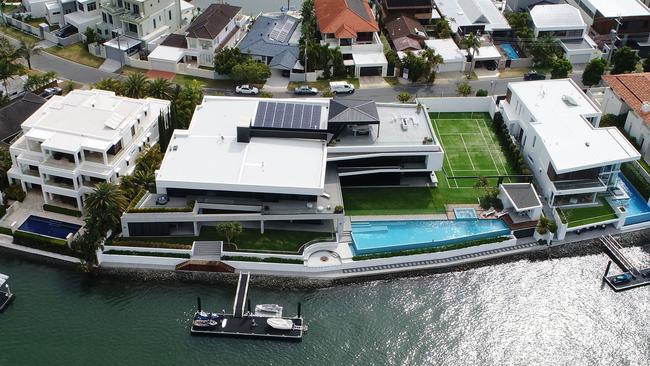 The Coulson house on the Isle of Capri that fetched record $26,88m. Picture: Supplied