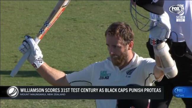 Williamson hits 31st century as Black Caps punish Proteas