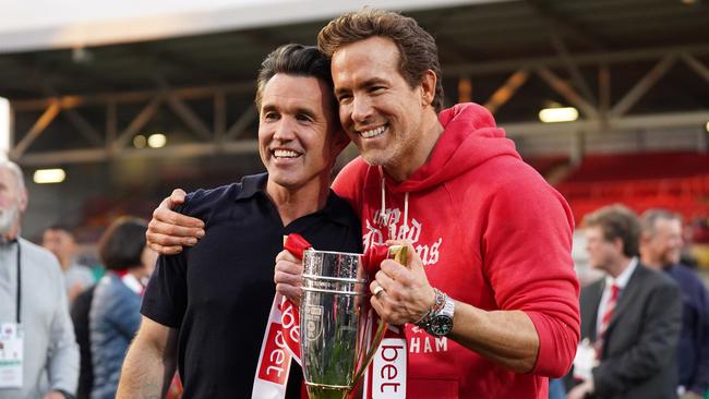 Wrexham owners Rob McElhenney and Ryan Reynolds have had quite a ride. Picture: Kya Banasko/Getty Images