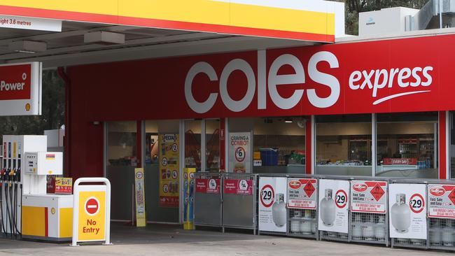 The Coles Express name will slowly disappear from petrol stations over the next two years. Picture: NCA NewsWire / Emma Brasier