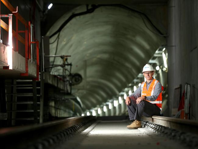 Sydney Metro program director Rodd Staples at Bella Vista Station.