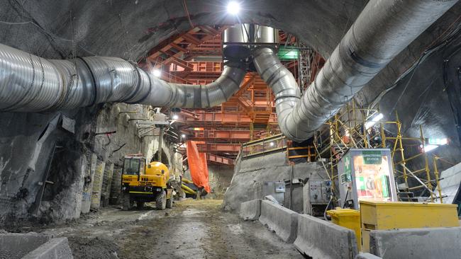 The Metro Tunnel build will cost $11 billion. Picture: Andrew Henshaw