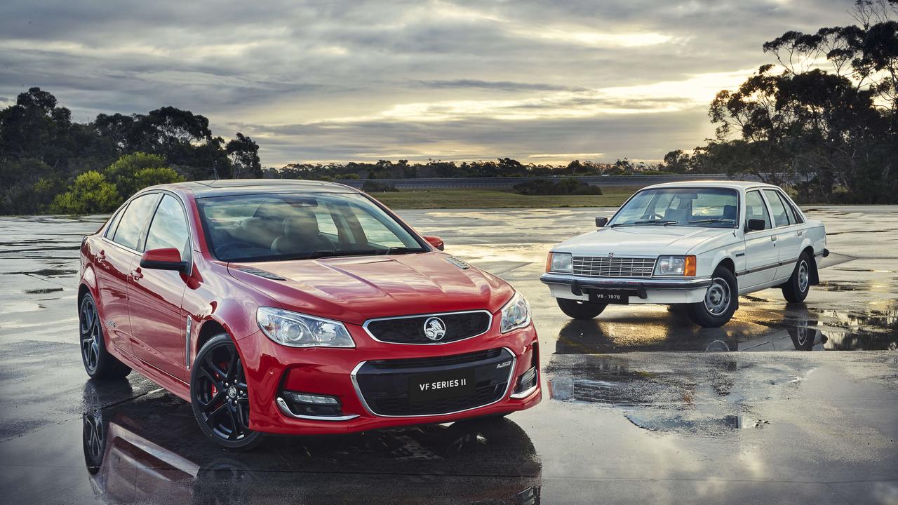 The last and first locally-made Holden Commodore models.