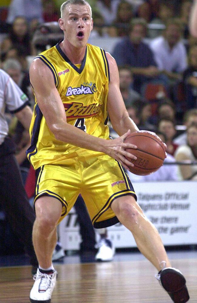 Ben Castle during his time with the Brisbane Bullets.