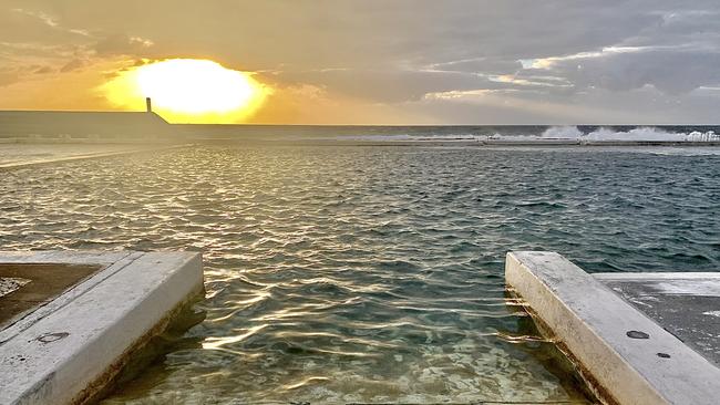 The retired school teacher will use the baths’ closure to capture of the beauty of more pools up and down the coast. Picture: Ava Davidson